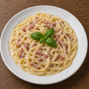 Linguine carbonara