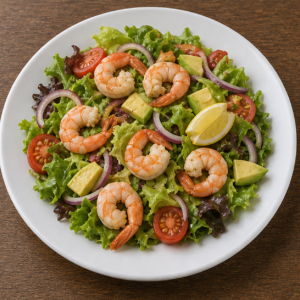 Salade aux crevettes